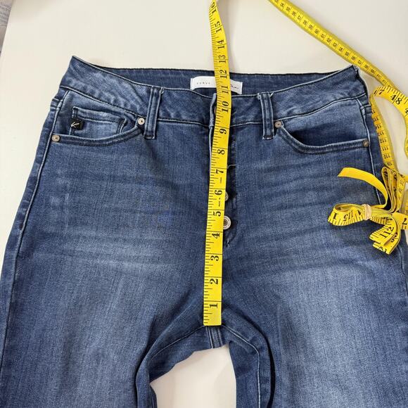 KanCan Jeans Womens 9 29 Blue Skinny Curvy Stretch Button Fly Medium Wash Denim - Picture 10 of 13